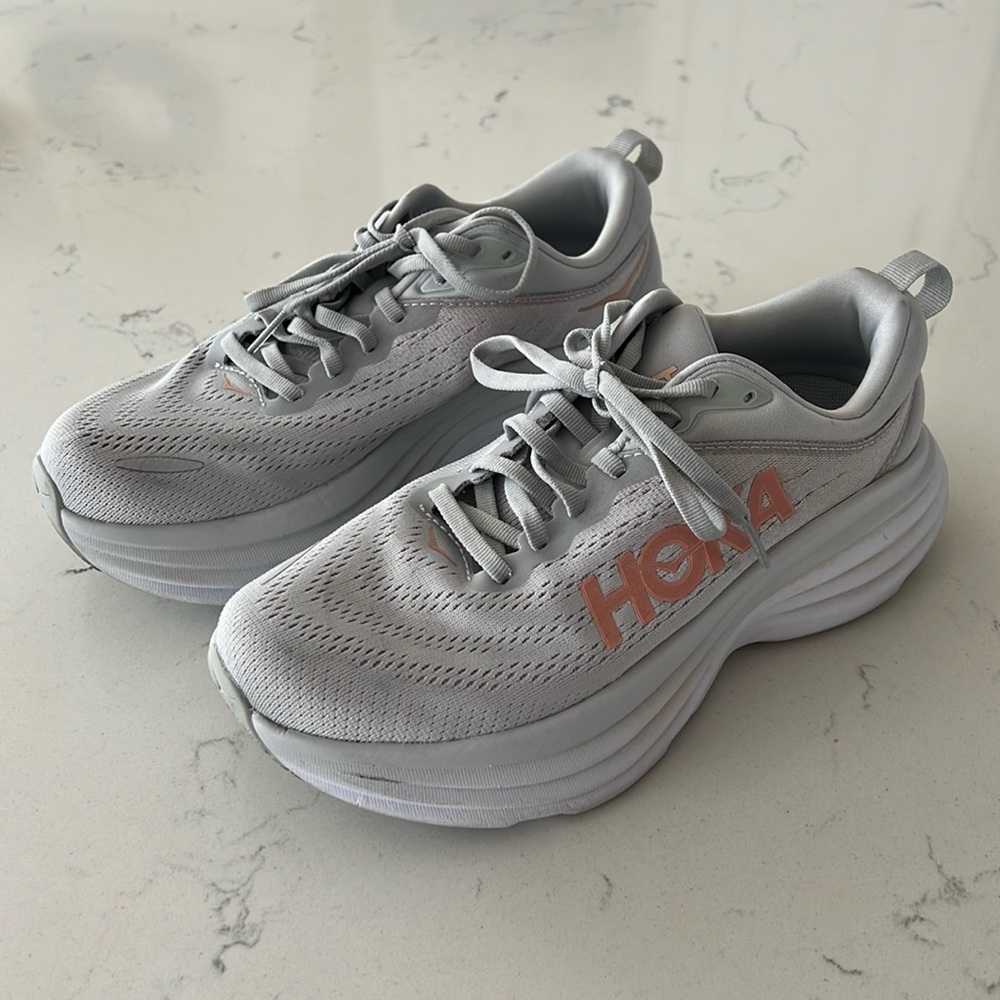 Hoka Bondi 8 Women Harbor Mist/Lunar Rock
